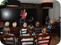 Optreden op een kinderfeestje